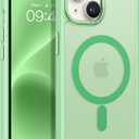 BENTOBEN Magnetic for iPhone 13 Case & iPhone 14 Case [Compatible with Magsafe] Translucent Matte Phone Case iPhone 13/14 Slim Shockproof Women Men Girl Protective Cover for iPhone 13/14, Matcha Green