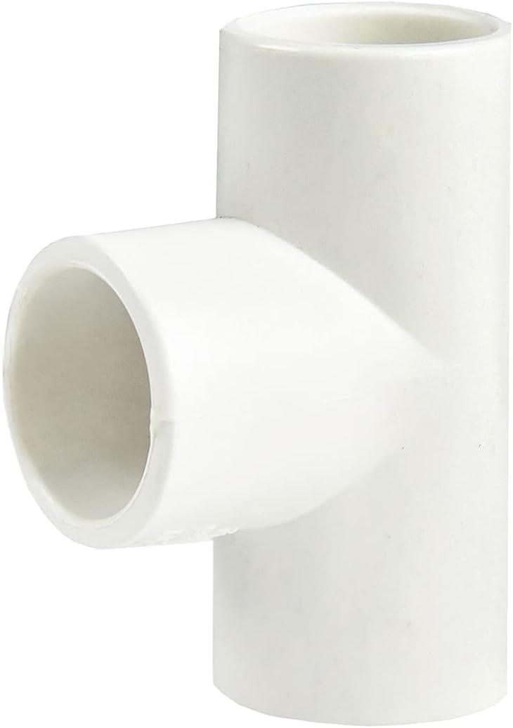 3-IN 3-way Tee Elbow PVC Pipe Fittings Coupling Adapter-(Socket x Socket x Socket) Schedule 40 (1, 3 Inch)