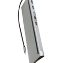 HELIX 5-in-1 USB-C® Docking Station in Silver