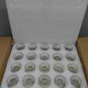 40 Pieces 3.5 Inch Glass Bud Vase Mini, Clear
