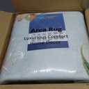 GarveeHome 8x10 Area Rugs Chinoiserie-Style Washable Rugs 8x10 Oriental Colorful Butterfly Birds Floral Rug Non Slip Low Pile for Kids Living Room Bedroom Nursery Dining, Blue