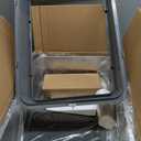 Stainless Steel Sifting Litter Box with Lid, XXL Extra Large Sifting Cat Litter Box for Pine Pellets & Big Cats,Metal Pellet Sifter Litter Pan System for Odor Control,Sifting Box Liners & Scoop (XXL:23.6''15.7''12'')