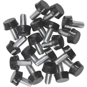 5/16-18 UNC Thread Adjustable Furniture Levelers Screw in Threaded, Galvanized Steel Screw Foot Levelers Screw On Furniture Glide Leveling for Table, Chair, Furniture Legs, 20 Pcs