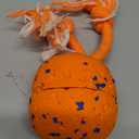 Cheerble Smart Interactive Dog Toy, Wicked Ball Rolly, Automatic Moving, Bouncing, Rotating, E-TPU Material, with Rope & Barks Sound Active Rolling Interactive Dog Ball for Medium and Large Dogs