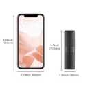 2 x Perfume Travel Refillable Atomizer Bottle: Cologne Spray Mini for Refill - Empty Fragrance Sprayer for Men - Large Size 20ML Black (0.7 Ounces)