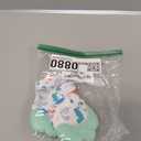 2Pack Silicone Teething Mitt, Soothing Infant Teething Mitten Pain Relief, Prevent Scratches Glove, Safe Silicone Teething Toys for 0-12 Months (green dinosaur)