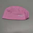 COOLMATE Fabric Swim Cap for Women, Men & Kids Silicone Water Resistant Layer, Lightweight Cloth Cap for Pool & Lap Swimming Non-Slip Comfortable Fit, Gift for Swimmers (1 Pack) (Pink, XS)
