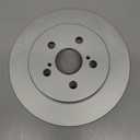TRQ Rear Brake Rotors Set Vented Premium G-Coated Compatible with 2007-2012 Mazda CX-7, BRA22284, 1Pcs