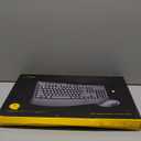 Wireless Keyboard and Mouse Combo, E-YOOSO 2.4GHz Full Sized Ergonomic Wireless Keyboard with Wrist Rest, 3 DPI Adjustable and 6 Buttons Cordless USB Mouse for Computer, Laptop, PC, Windows (Black)