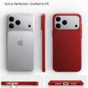 TORRAS Magnetic Slim-Fit for iPhone 17 PRO MAX Case, Ultra-Thin 17 ProMax Phone Case Compatible with MagSafe, Light Anti-Scratch Matte Hard PC Bayer 6.9 inch OriginFit, Red