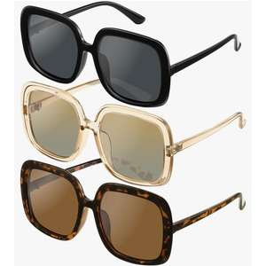miyya Oversized Polarized Sunglasses Women, Trendy Retro Sun Glasses for Women 2024, Oversized Shades