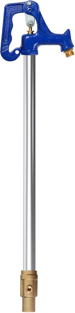 3.25 FT Frost Free Yard Hydrant, Frost Proof Hydrant for 3/4" Pipe Connections, 12" Burial Depth, Frost Proof Outdoor Faucet for Garden, Yard, Pasture Irrigation and Drinking