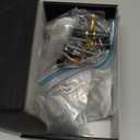 Asidrama 10 Pack Champagne Bronze and Matte Black Kitchen Cabinet Knobs Cabinet Hardware Zinc Knobs for Dresser Drawers