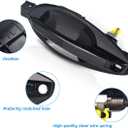 FAERSI Exterior Door Handle Assembly Front Left Driver Side Replacement for 2003 2004 2005 2006 2007 2008 Hyundai Tiburon Door Handle, 82650-2C000