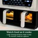 Cuisinart Dual Basket Air Fryer, Two Baskets 11 Qt in Total, 6 Functions: Air Fry, Roast, Bake, Broil, Dehydrate & Keep Warm, Features Sync Finish & Sync Settings, Toss Reminder & Auto-Pause, ADZ-112