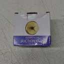 HOME SO Suction Cup Hooks for Shower, Bathroom, Kitchen, Glass Door, Mirror, Tile  Loofah, Towel, Coat, Bath Robe Hook Holder for Hanging up to 15 lbs  Waterproof, Matte Brushed Satin Gold (2-Pack)