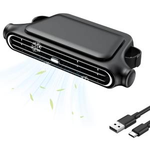 2025 New Car Seat Cooling Fan,Rechargeable Car Cooling Fans For Backsea,Portable USB Rechargeable Backseat Cool Fans with 3 Adjustable for All Cars Vehicle Jeep Van Rv Truck