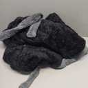 Yoimira Mens Robe with Hood, Big and Tall Plush Fleece Long Robe for Men Full-Length Bathrobe Cozy and Warm With Pockets XXL