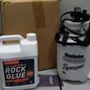 Rock Glue, 1Gallon Mulch Bond for Landscaping with Sprayer, Lasts Up to 2 Years, Strong Pebble Binder, Pea Gravel Binder for Garden, Pine Straw for Outdoor, Mulch Hold Pea Gravel Stabilizer