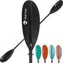 Kayak Paddles with Fiberglass Shaft and Reinforced PP Blade, Floating Adjustable Kayaking Oars, 3 Piece, 220-240 cm/86-94 Inches