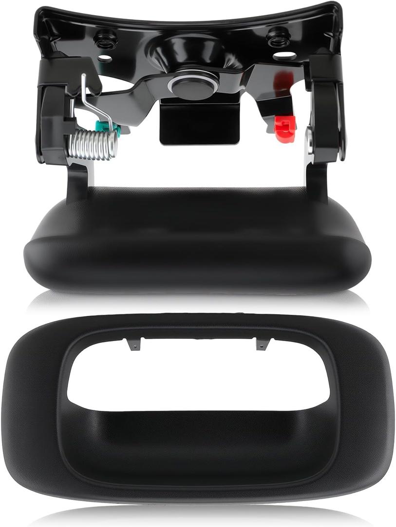 Tailgate Handle Latch & Bezel Trim Fits for Chevy Silverado 1500 1999-06, Silverado 2500 HD 2001 2002 2003 2004 2005 2006, 3500 Classic 2007, for GMC Sierra 1500 2500 3500 for 15997911