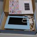 Kids Digital Alarm Clock Colorful, 7" Large LED Time Display Children's Sleep Trainer, Eye-Caring Digital Clock for Girls Boys Bedrooms Bedside, 17 Alarm Clock Settings Easy to Use Kids Birthday Gift (Blue)