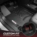 YITAMOTOR Floor Liner and Cargo Mats Fit for Honda Odyssey 2018-2026 Mini Passenger Van, All Weather TPE Car Floor Liners,Durable Anti-Slip Accessories, 1st & 2nd & 3rd Row & Cargo Liner, Black