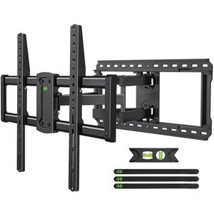 USX MOUNT Full Motion TV Wall Mount for Large TVs 42-90 Inch up to 150 lbs, Wall Mount TV Bracket with Swivel and Tilt, Fits 16",18", 24" Wood Studs, Max VESA 600x400mm Fit 65+ 75+ 85 86 90 TVs XML025