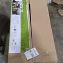 Keter Unity XL Portable Outdoor Table with Stainless Steel Top for Kitchen Prep and Outdoor Storage Cabinet for Grilling Accessories, Dark Grey