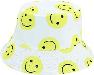 DRESHOW Sun Hats for Women Travel Fedora Foldable Beach Sun Hat Summer Wide Brim Straw Bucket Hat with Bowknot UPF 50+ (White)