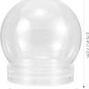 BESTOYARD 30 Pcs Snow Globe Jar, 3-Inch DIY Water Globes DIY Dome Fillable Screw Off Cap Empty for Valentines, Christmas Ornaments, Custom Party Craft