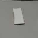 Ceramic Candle Tray - Small Rectangle, White Marble Organizer for Candle, Soap, Jewelry, Perfume, Towel Holder - Decorative Bathroom, Kitchen Sink, Counter, Restroom (9" x 3" x 1")