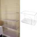 Acrylic Display Case Stackable Collectible Stand (8x8x8in)