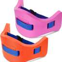 Wettarn 2 Pcs Kids Swim Belt with Adjustable Strap, EVA Buoyancy Belt for Youth Children Junior Water Aerobics Swimming Belt Fitness Foam Flotation Aid for Pool Swimming Training