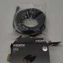 GE 25ft 4K HDMI 2.0 Cable with Ethernet, Gold-Plated Connectors, Black, 48723