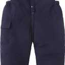 Baby Toddlers Snow Bib Overalls Snowsuit Winter Warm Down Pants Thicken Windproof Water-Resistant Ski Pants, Size 4T