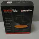 Mueller Heart 5 Waffle Maker, Waffle Iron, Adjustable Browning Control & Nonstick, Cool Touch Handle, Easy to Clean, Small Kitchen Appliances