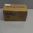 WdtPro Solar Lanterns Outdoor Waterproof, Upgraded Bright Hanging Solar Lights for Outside,Solar Powered Lanterns Lighting LED for Garden Patio Yard Decorative 2 Pack (Warm Light)