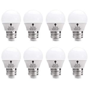 8 Pack BlueX 3W LED Light Bulb G14 3000K Warm White - 25W Equivalent - E26 Base 120V - Small Night Light Bulbs for Bedroom, Ceiling Fan, Table Lamp, Kitchen, Pendant Fixtures, Dinning Room