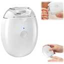 Universal Automatic Fingernail Grinder, 3 in 1 Electric Nail Clippers with LED Light & 3 Speeds, Silent Auto Fingernail Cutter and Polishing Trimmer, for Whole Family 