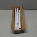 2 Pack White Tension Curtain Rod for Windows 28 to 48 inch, Adjustable Expandable Pressure Spring Curtain Rod No Drilling, 7/8" Curtain Rod for Bedroom Doorway Closet Door