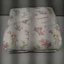 Laura Ashley - Flannel Sheets Queen Size, Anti-Pilling & Wrinkle Resistant Cotton, Touchably Soft for All-Season Comfort - Bed Sheets with Matching Pillowcases & Fitted Sheet (Audrey Pink)