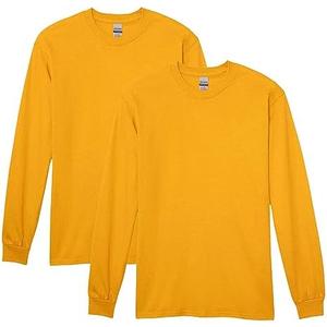 Gildan Adult Heavy Cotton Long Sleeve T-Shirt, Style G5400, Medium 
