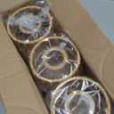 3 PCS Rattan Lamp Shade, Small Wicker Pendant Light Shade - Cylinder Woven Wicker Lampshades Replacement, Paper Rope & Metal Frame, Bohemian Ceiling Hanging Light Shades for Wall Light