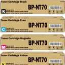 BP-NT70 BP-NT70BA NT70CA NT70MA NT70YA Toner Cartridges Replacement for Sharp BP-NT70 BP-50C26 BP-50C31 BP-70C31 BP-70C36 BP-70C45 BP-70C55 BP-70C65 BP-50C36 BP-50C45 BP-50C55 BP-50C65 Printer