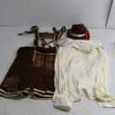 Oktoberfest Costume Adult Lederhosen Men Set Halloween Costumes German Outfits With Socks Bavarian Hat Dress up Party XL