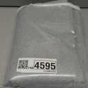 Blackout Linen Curtains Grey, Full Shade Complete Light Blocking Drapes 90 Inches Long, Heat Saving Energy Efficient Sound Deadening Drapes Back Tab Hook Belt(Light Gray, W50 x L90,2 Panels)