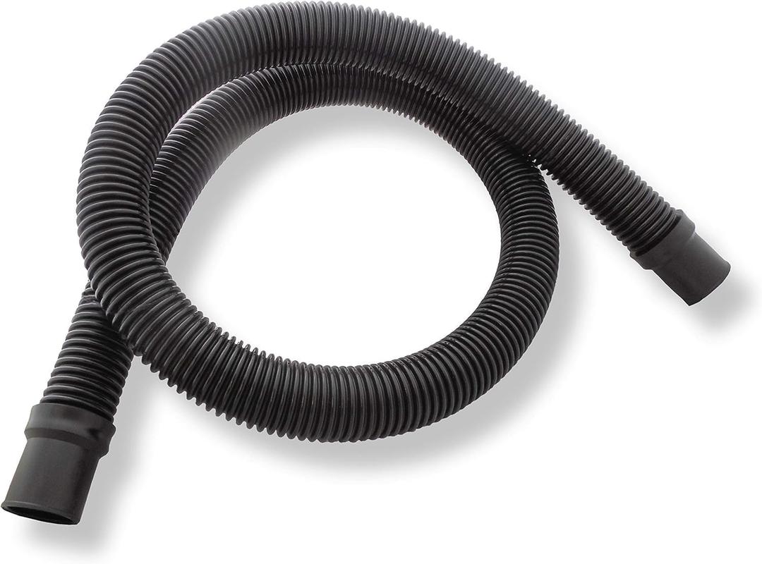 JED Pool Tools 60-345-06 Deluxe Filter Connecting Hose for Swimming Pool, 1-1/2-Inch by 6-Feet, Black