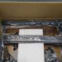 Tv Tray Table, 8-Level Adjustable Height Couch Side Table90 Tilt Angle Adjustments C-Shaped End Table, with Phone & Tablet Slot Sofa Computer Desk for Couch, Sofa, Bed, Chair, Living Room (Brown)