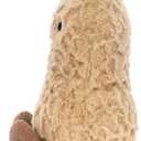 Jellycat Amuseables Peanut Stuffed Toy, 6 inches - Food Plush - Fun Gift Idea